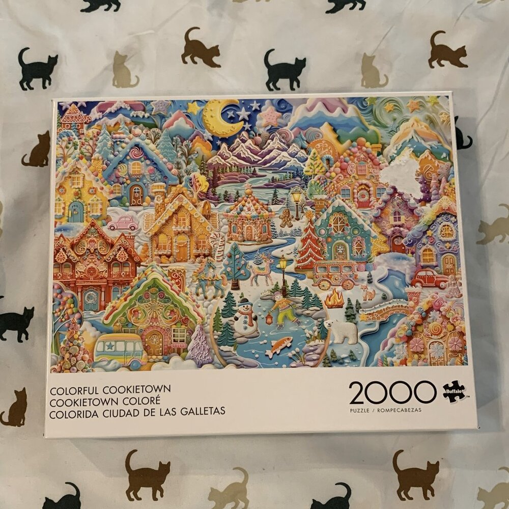 Buffalo Games Colorful Cookietown 2000 Pcs Complete